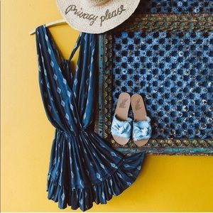 Indah Balmy Open Side and Back mini dress XS